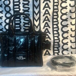 Marc Jacobs The Shiny Crinkle Mini Tote